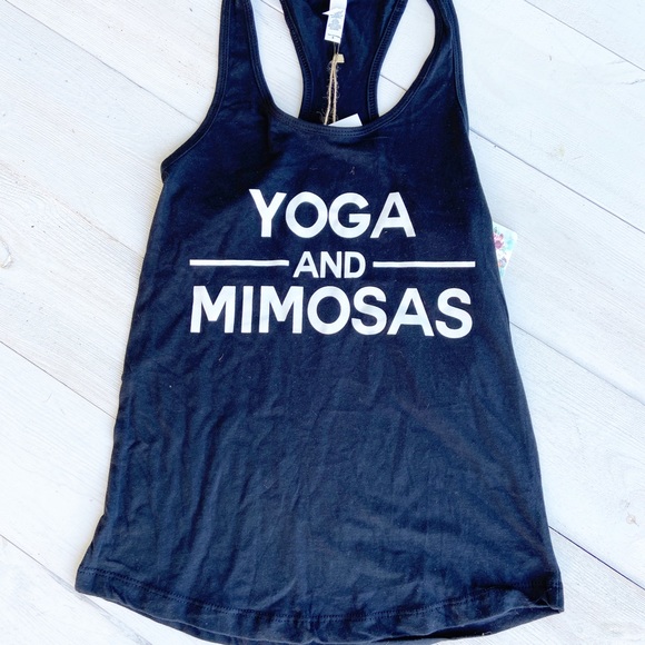 WILLOW & BIRCH Co. Tops - 🚨SALE/ NWT Yoga and Mimosas Workout Tank